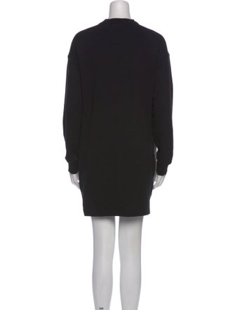 Burberry Mock Neck Mini Dress