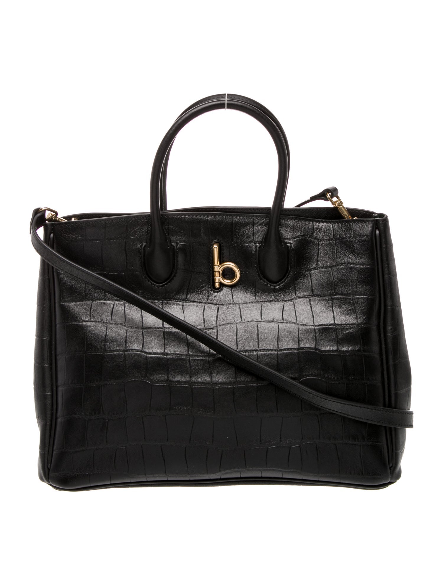 Burberry Embossed Leather Rocking Horse Small