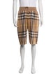 Burberry House Check Pattern Jogger Shorts