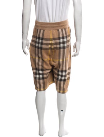 Burberry House Check Pattern Jogger Shorts