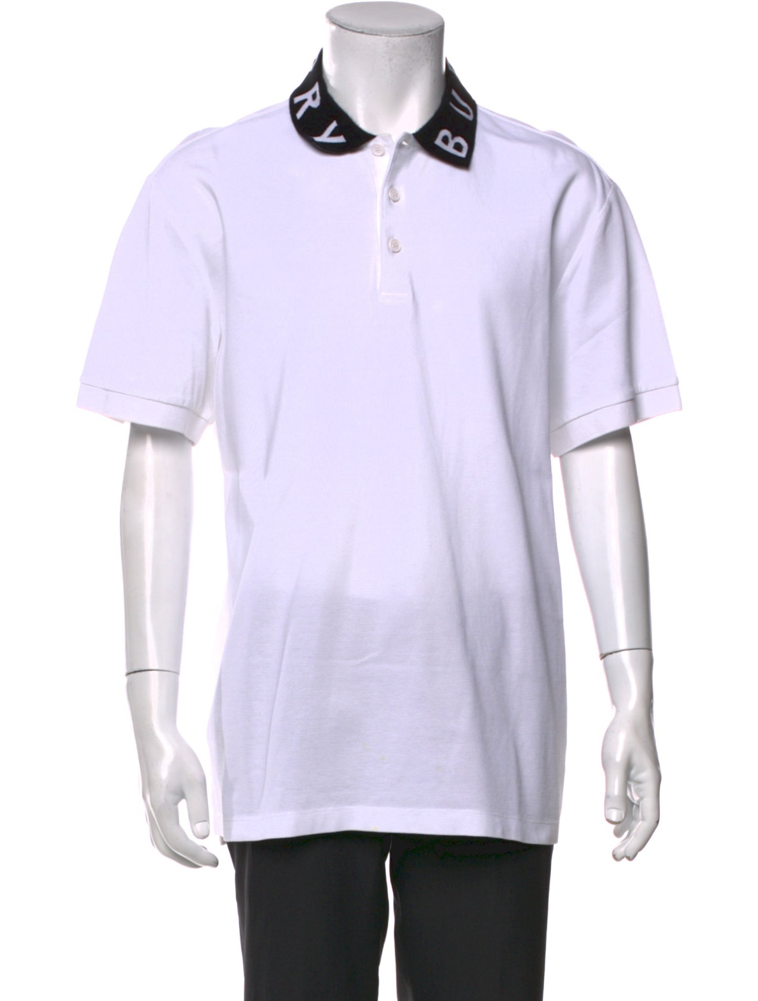 Burberry Crew Neck Short Sleeve Polo Shirt