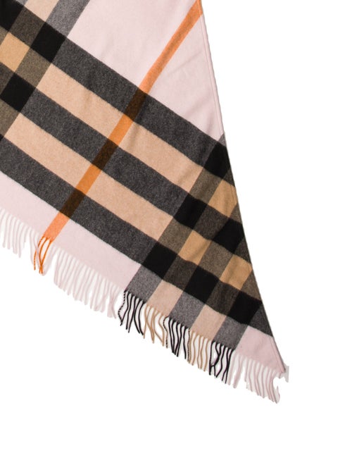 Burberry Cashmere Giant Check Shawl