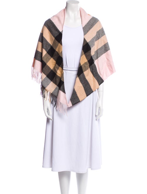 Burberry Cashmere Giant Check Shawl