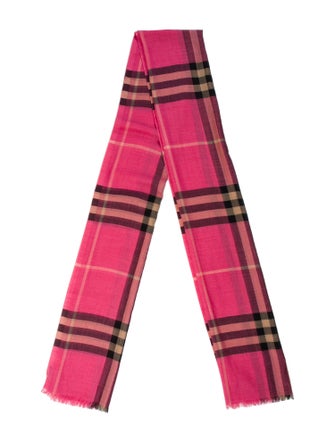 Burberry Wool House Check Pattern Scarf