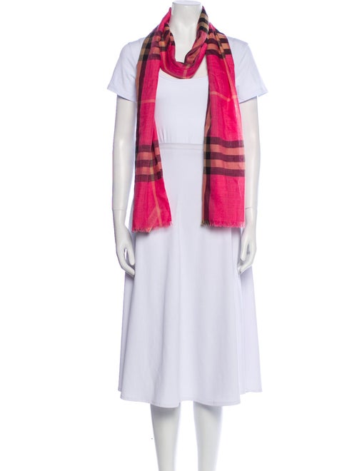 Burberry Wool House Check Pattern Scarf