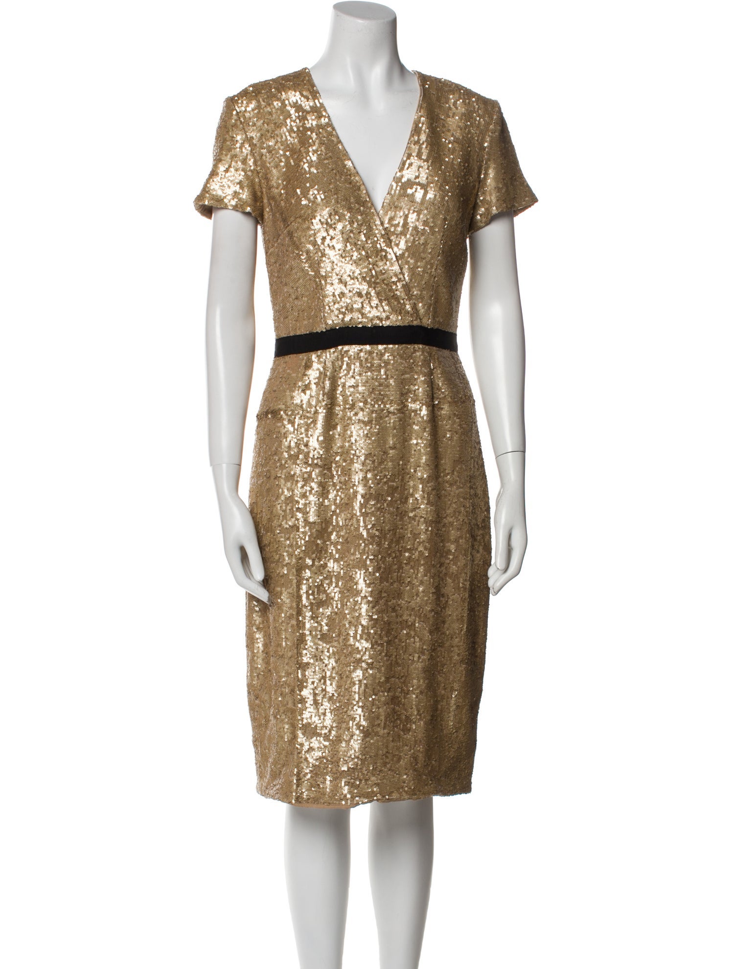 Burberry Sequin Midi Length Dress