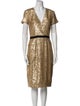 Burberry Sequin Midi Length Dress