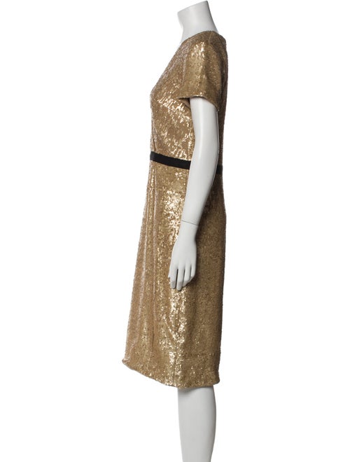 Burberry Sequin Midi Length Dress