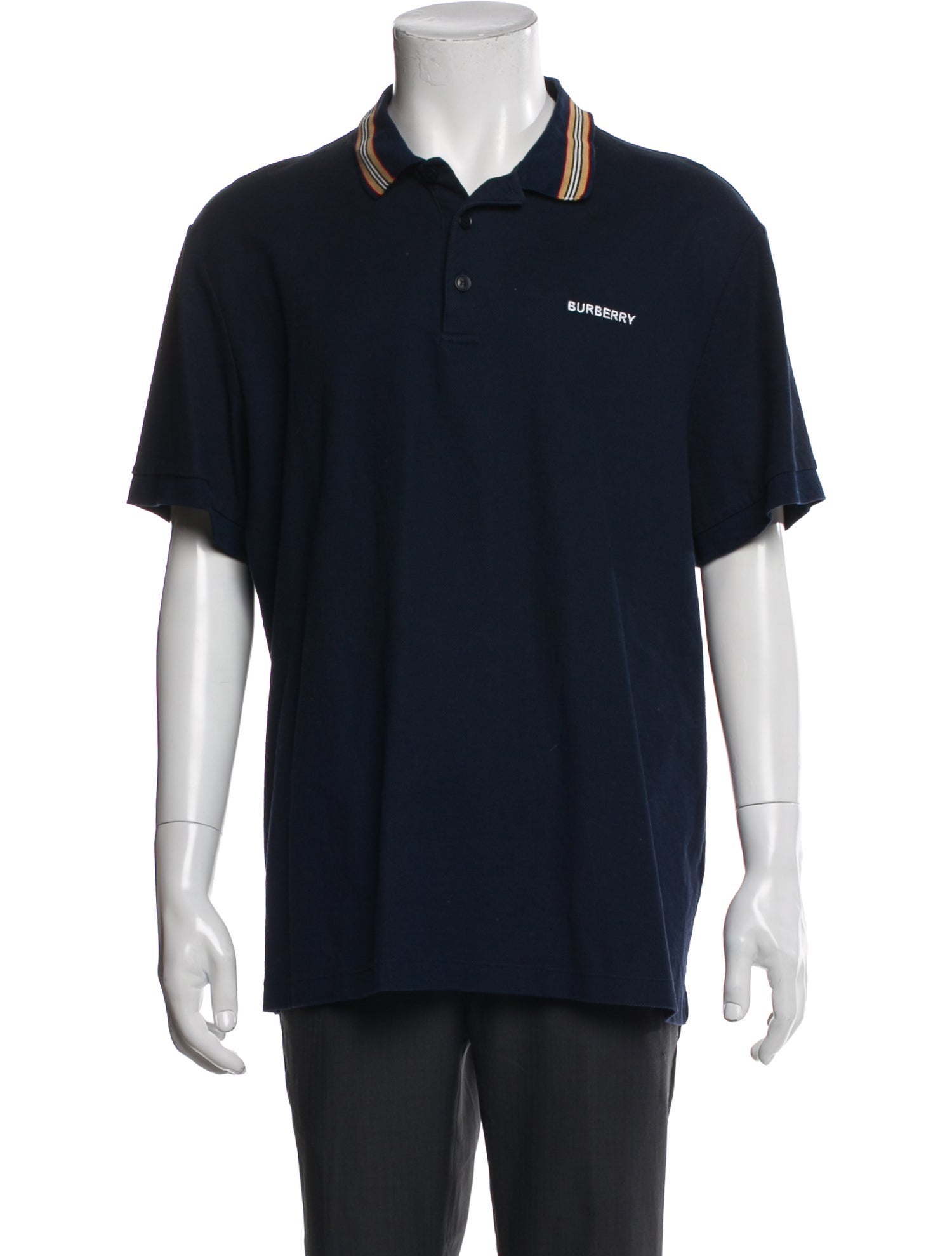 Burberry Collar Short Sleeve Polo Shirt