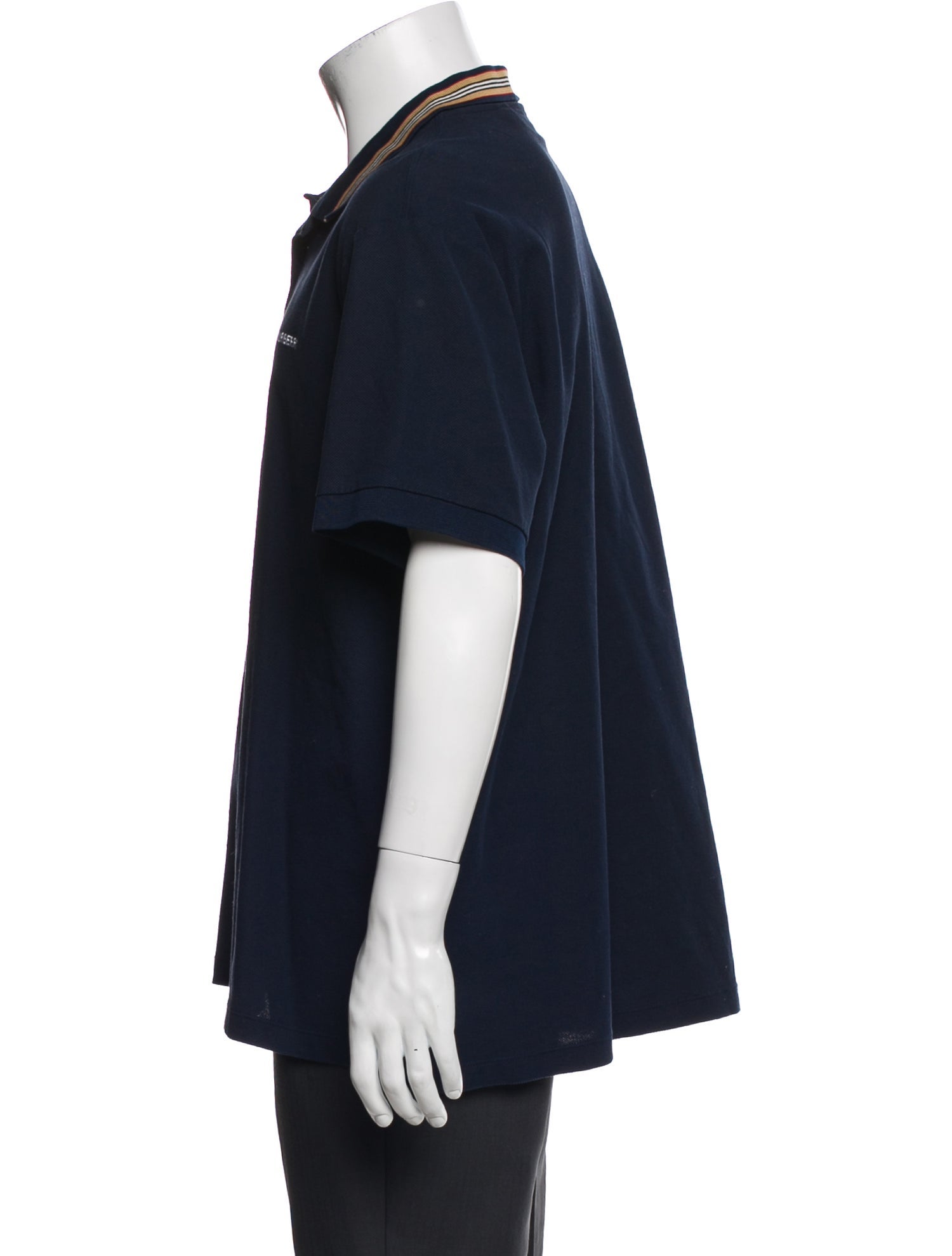 Burberry Collar Short Sleeve Polo Shirt