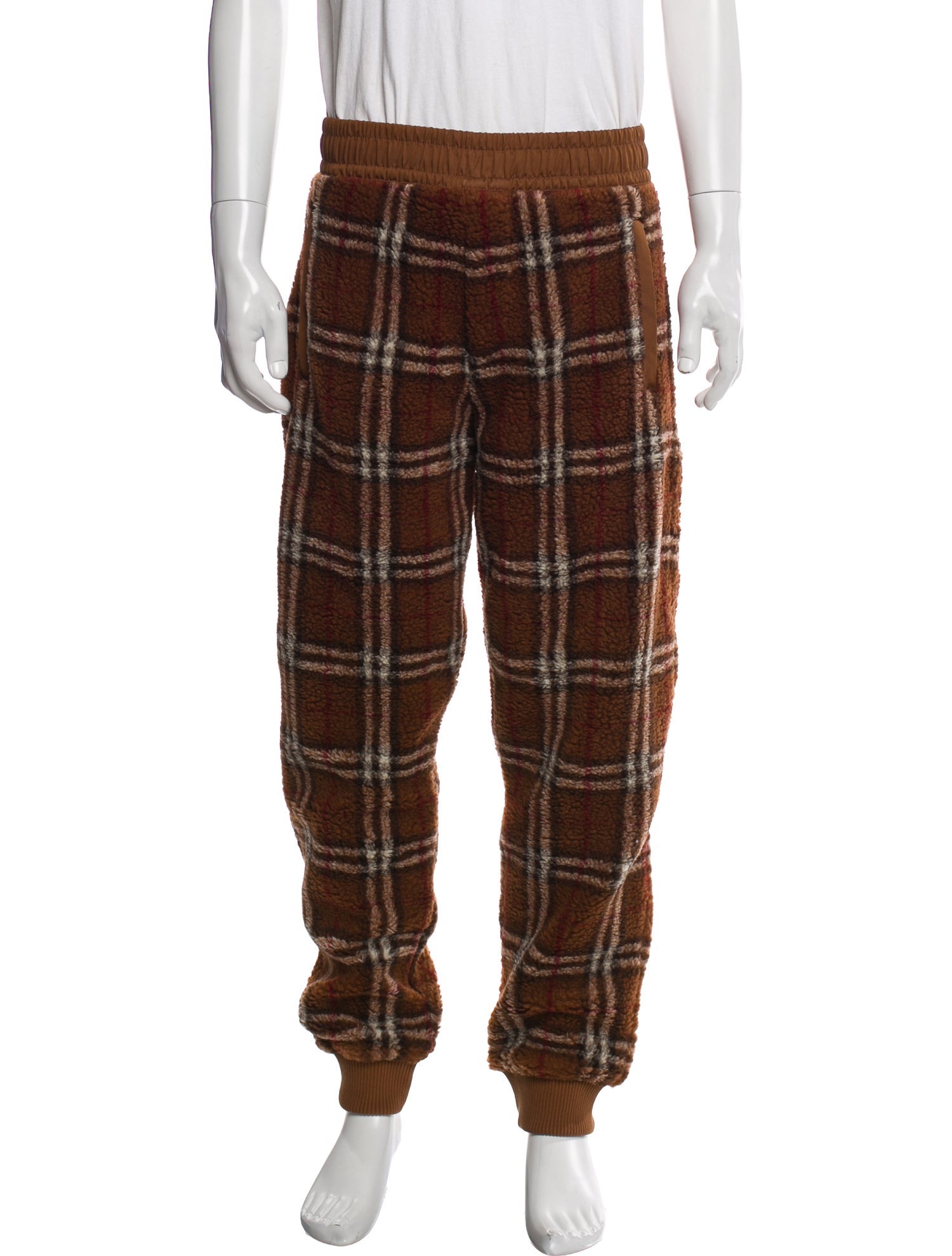 Burberry Plaid Print Lounge Bottoms w/ Tags