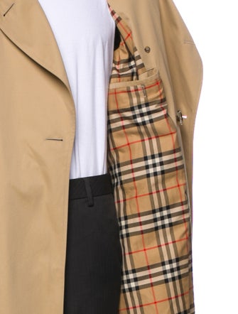 Burberry Nova Check Pattern Trench Coat