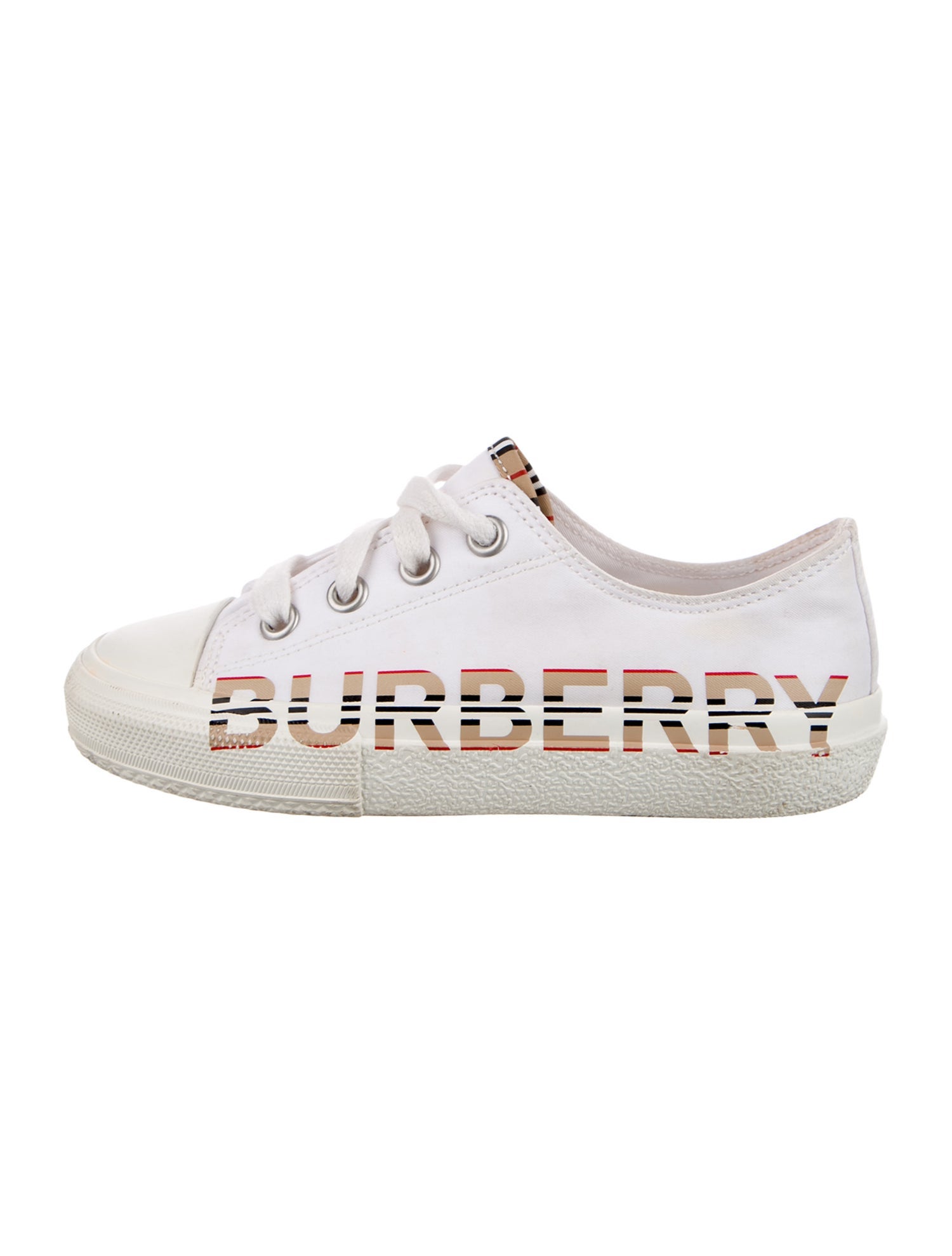 Burberry Toddler Girls' Patterned Low Top Sneakers