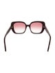 Burberry Caroll Nova Check Pattern Sunglasses
