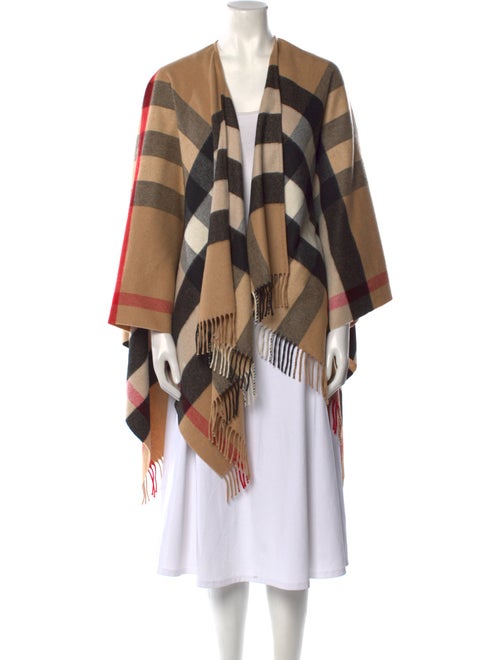 Burberry Cashmere Plaid Print Sweater