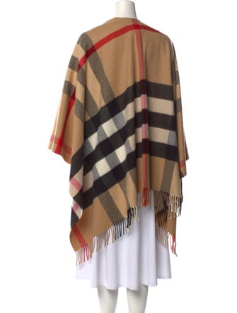 Burberry Cashmere Plaid Print Sweater