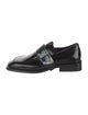 Burberry Leather Leather Trim Embellishment Loafers