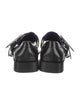 Burberry Leather Leather Trim Embellishment Loafers