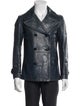 Burberry Calf Leather Peacoat