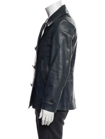 Burberry Calf Leather Peacoat