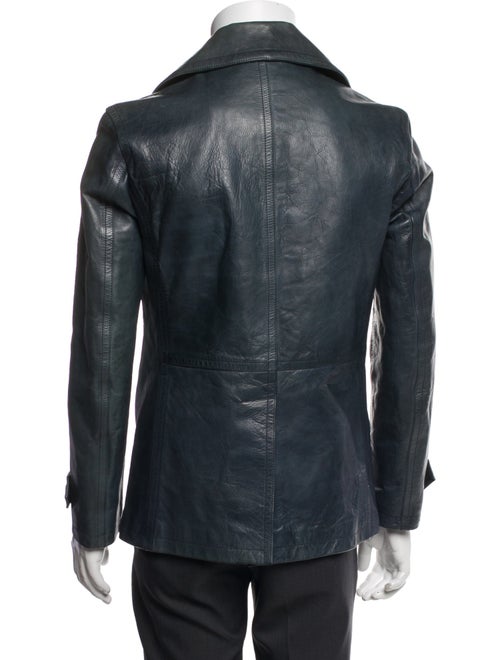 Burberry Calf Leather Peacoat