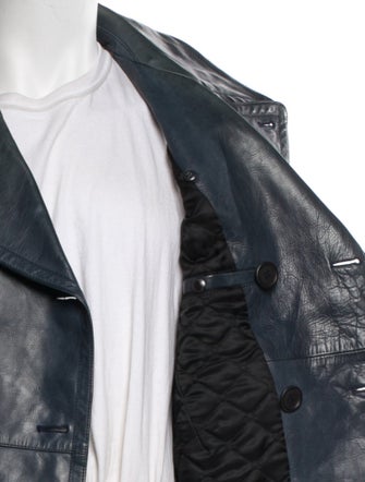 Burberry Calf Leather Peacoat