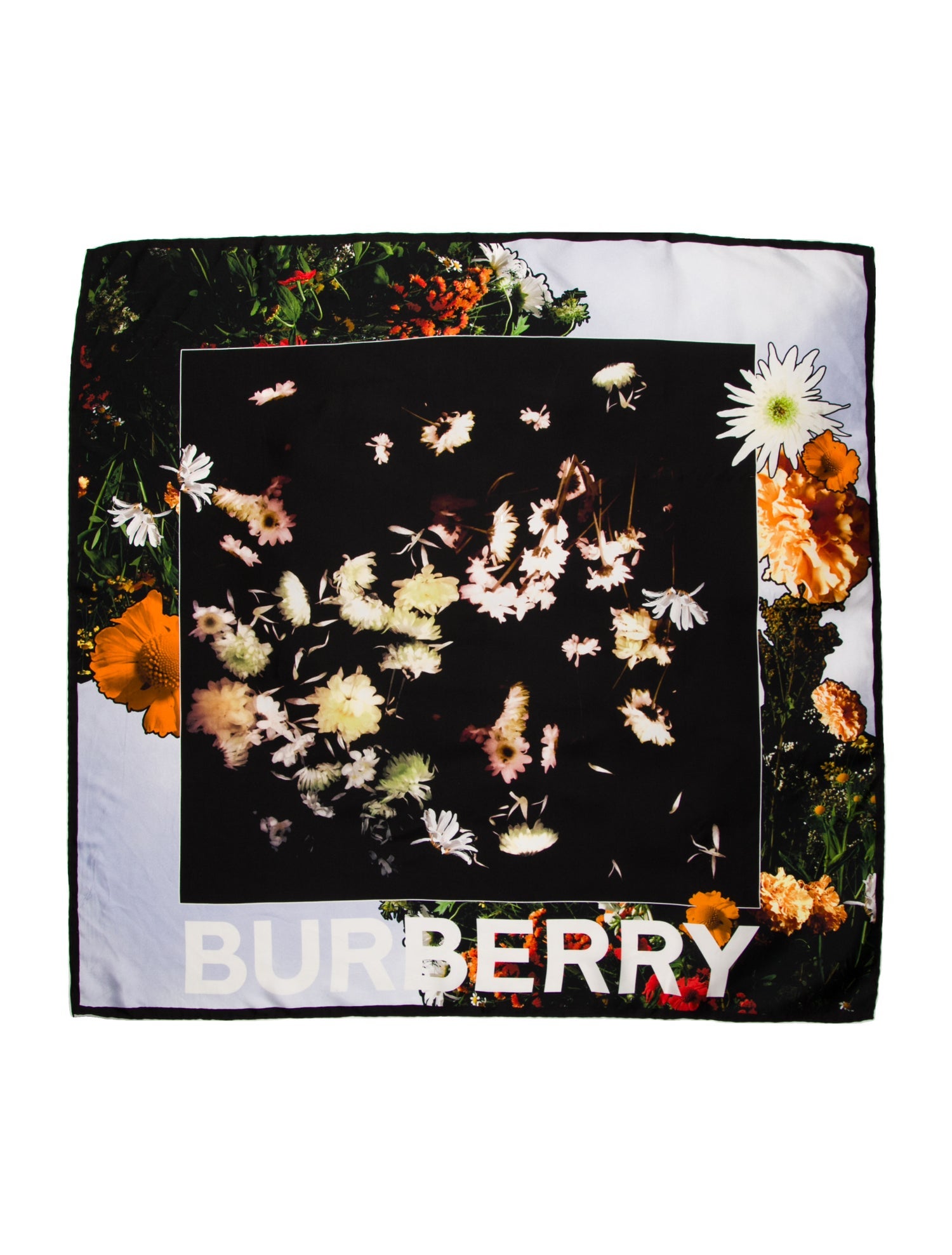 Burberry Silk TB Monogram Scarf