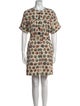 Burberry Printed Mini Dress