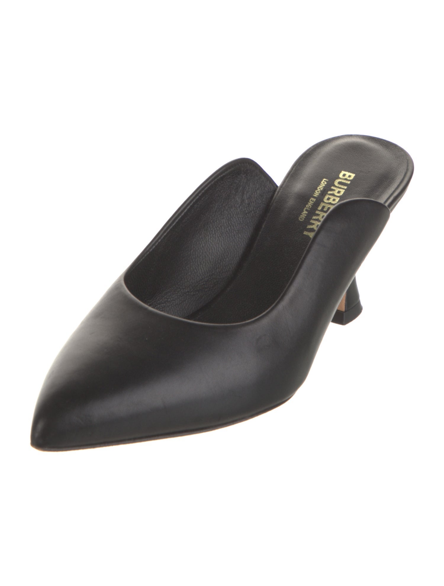 Burberry Leather Mules