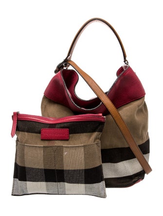 Burberry Canvas Bucket Bag
