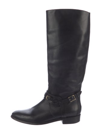 Burberry Leather Riding Boots