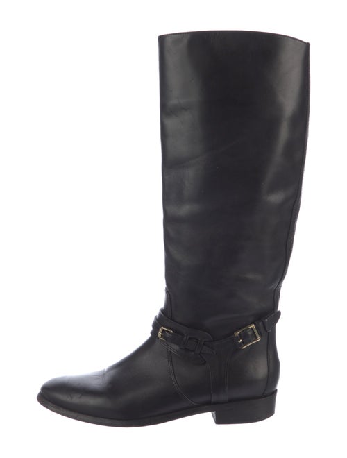 Burberry Leather Riding Boots