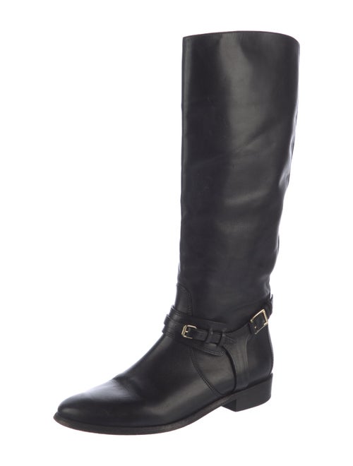 Burberry Leather Riding Boots
