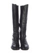 Burberry Leather Riding Boots
