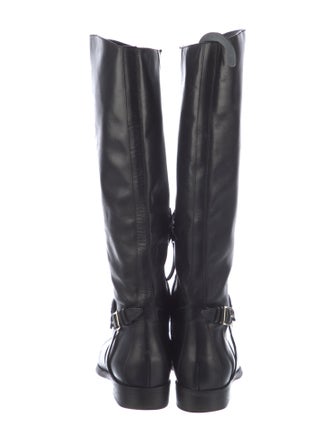 Burberry Leather Riding Boots