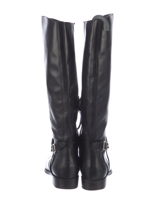 Burberry Leather Riding Boots