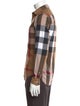 Burberry Brit Plaid Print Long Sleeve Shirt