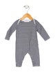 Burberry Cotton Striped Print Onesie