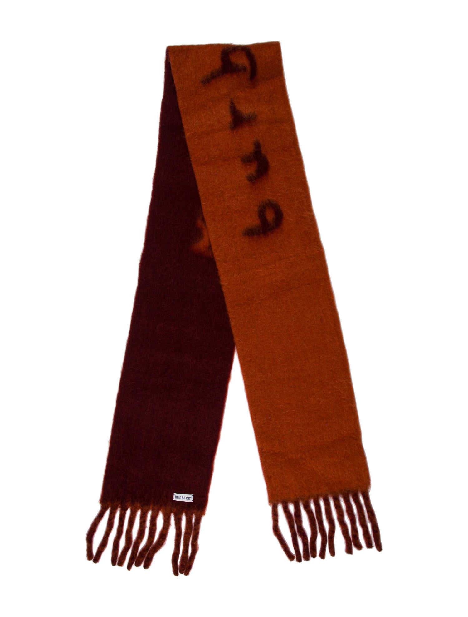 Burberry Alpaca Printed Scarf w/ Tags