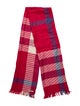 Burberry Cashmere Plaid Print Scarf