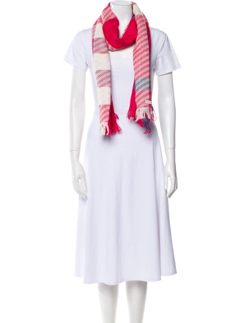 Burberry Cashmere Plaid Print Scarf