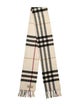 Burberry Cashmere Plaid Print Scarf