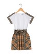 Burberry Cotton Pattern Print Dress