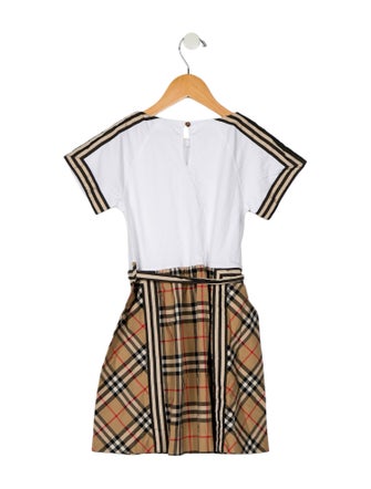 Burberry Cotton Pattern Print Dress