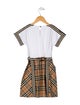 Burberry Cotton Pattern Print Dress