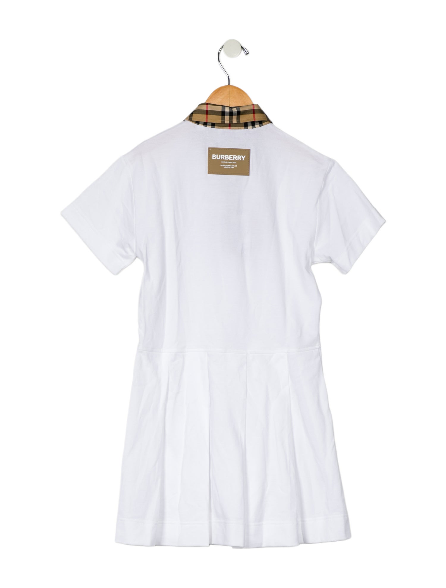 Burberry Cotton Canvas Pattern Print Dress w/Tags