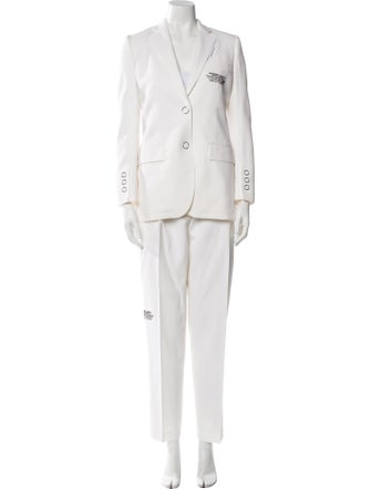 Burberry Pleated Accents Pantsuit