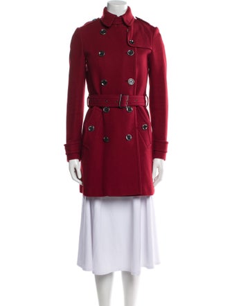 Burberry Brit Badookulgra Virgin Wool Trench Coat