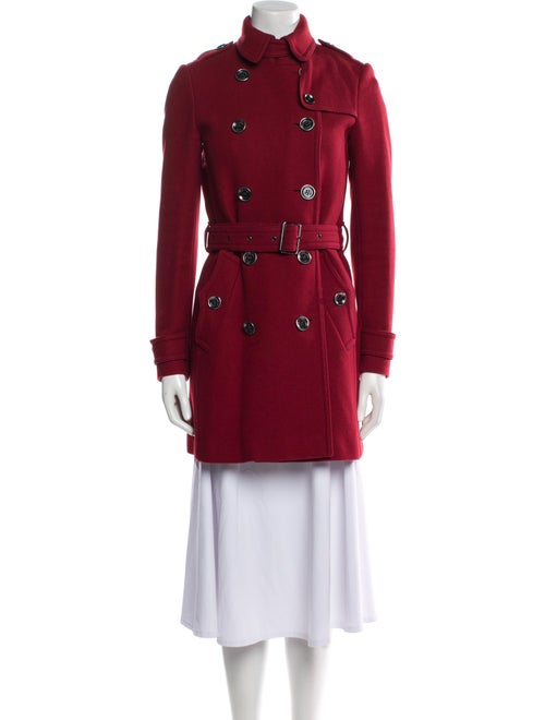 Burberry Brit Badookulgra Virgin Wool Trench Coat