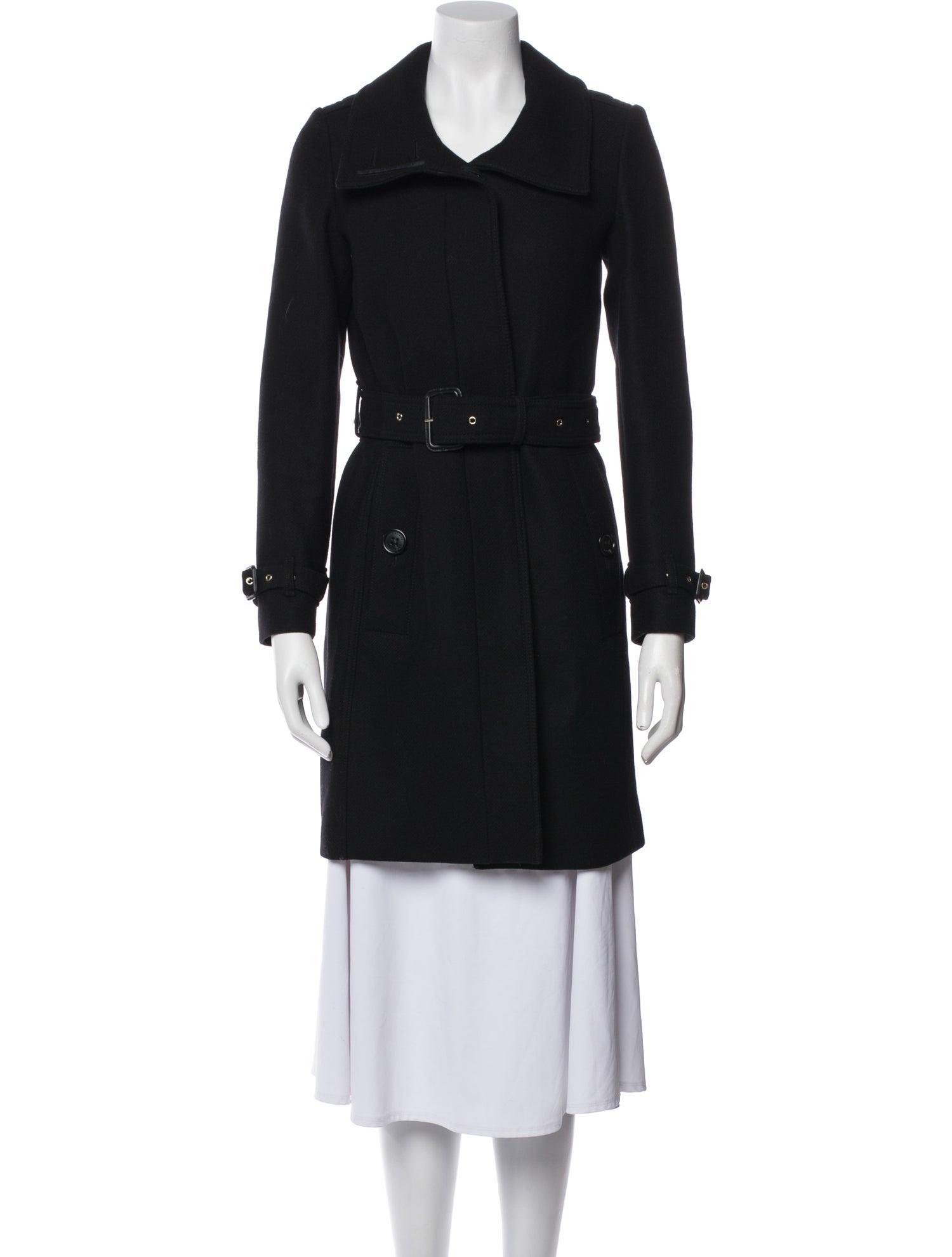 Burberry Wool Trench Coat w/ Tags